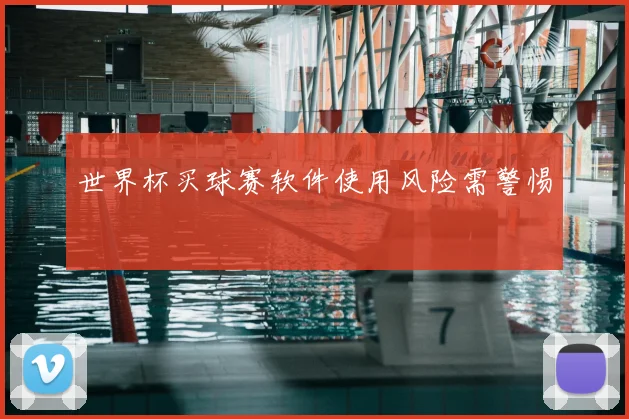 世界杯买球赛软件使用风险需警惕